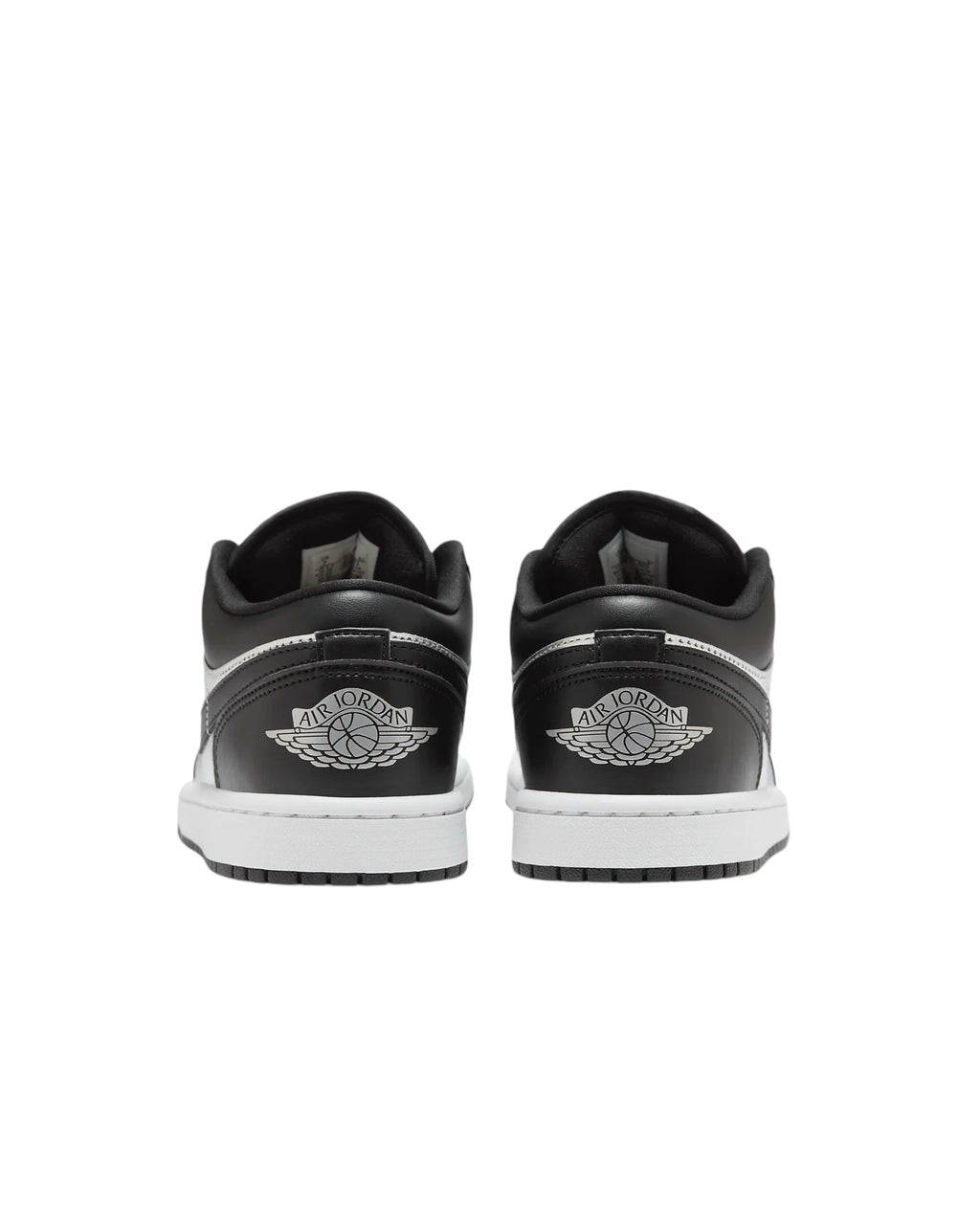 Jordan 1 Low plateado con negro