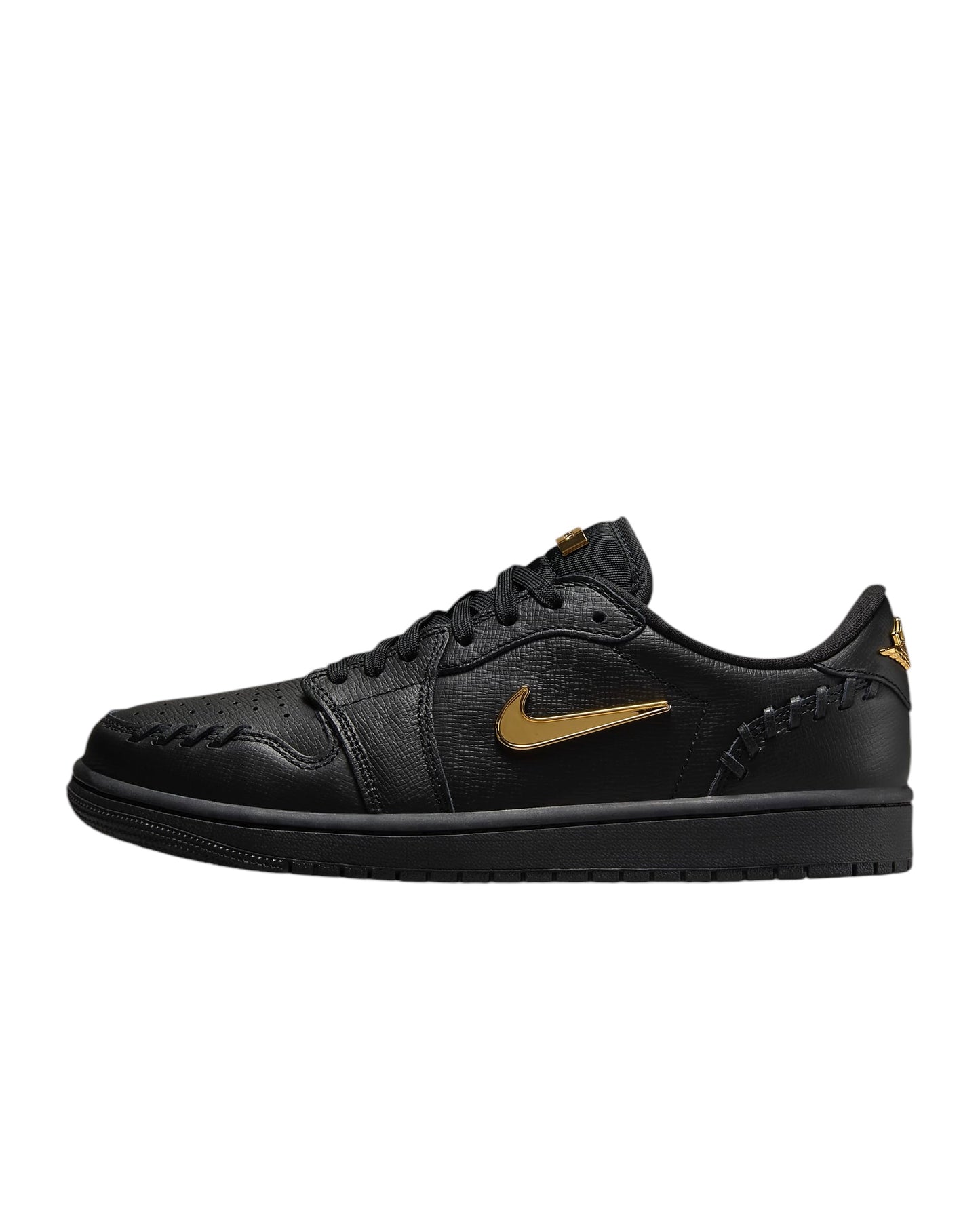 Jordan 1 Low make negro dorado