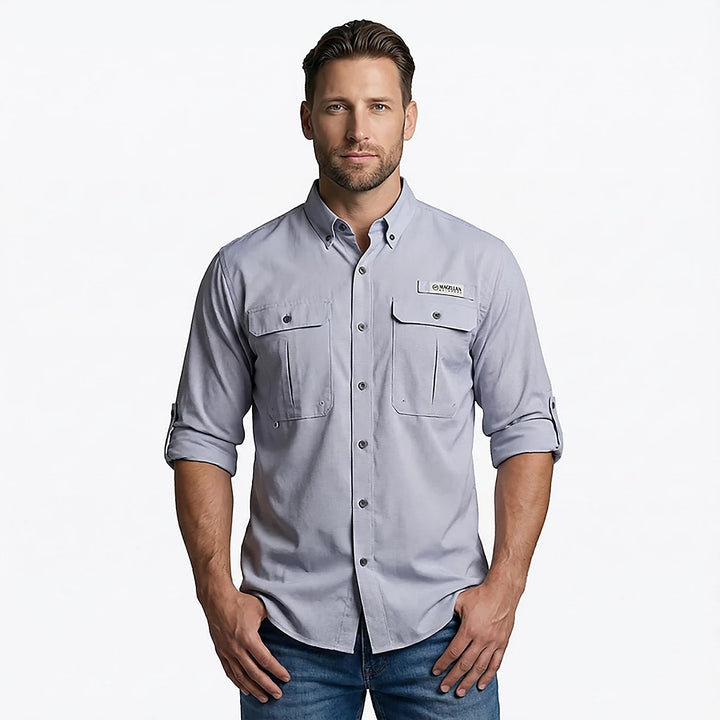 Camisa Magellan | Monument/White