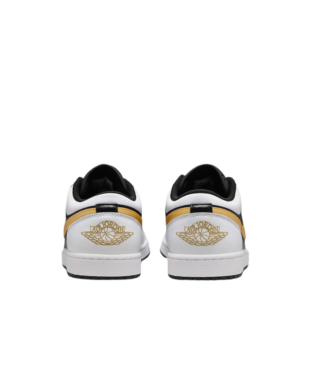 Jordan 1 Low White Black gold