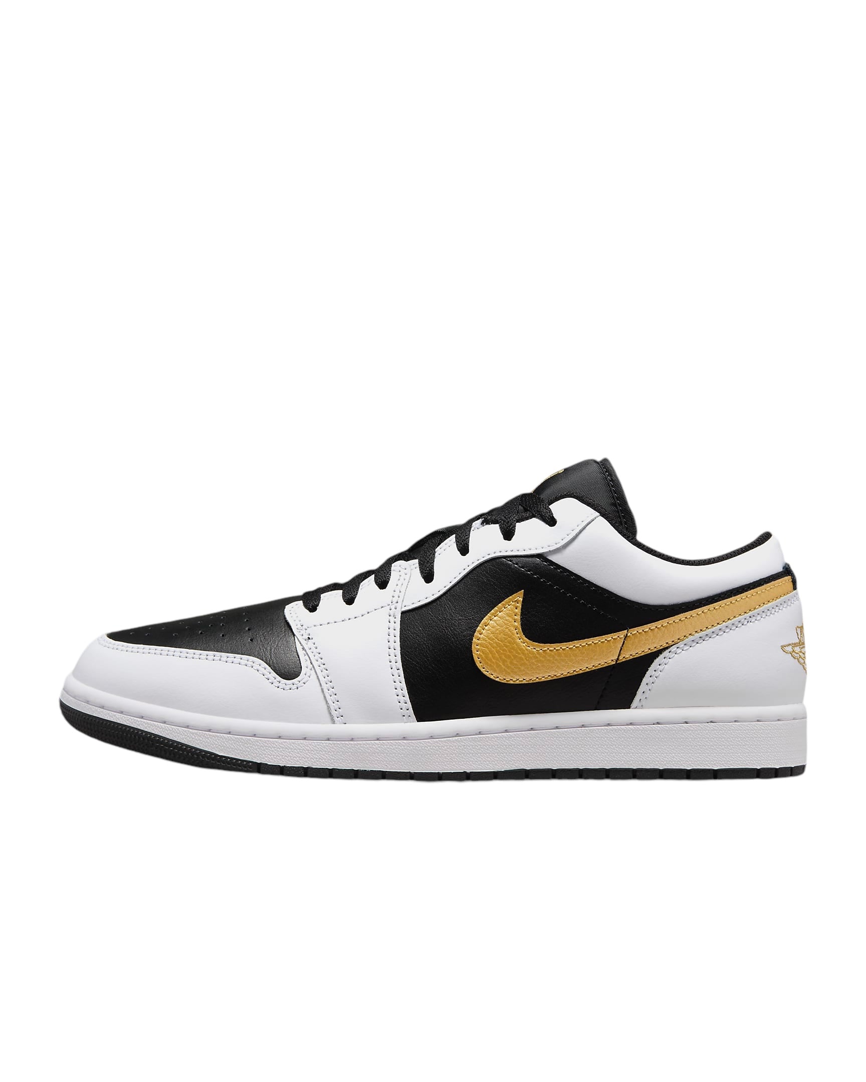 Jordan 1 Low White Black gold