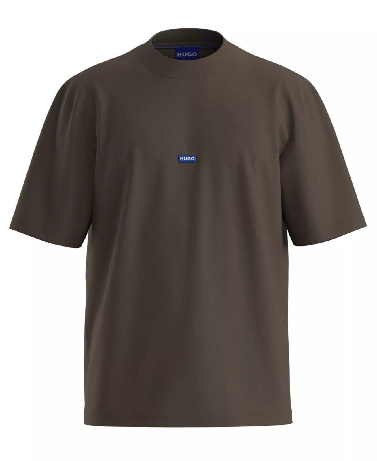 Hugo Cotton Knit T-Shirt | Dark Brown