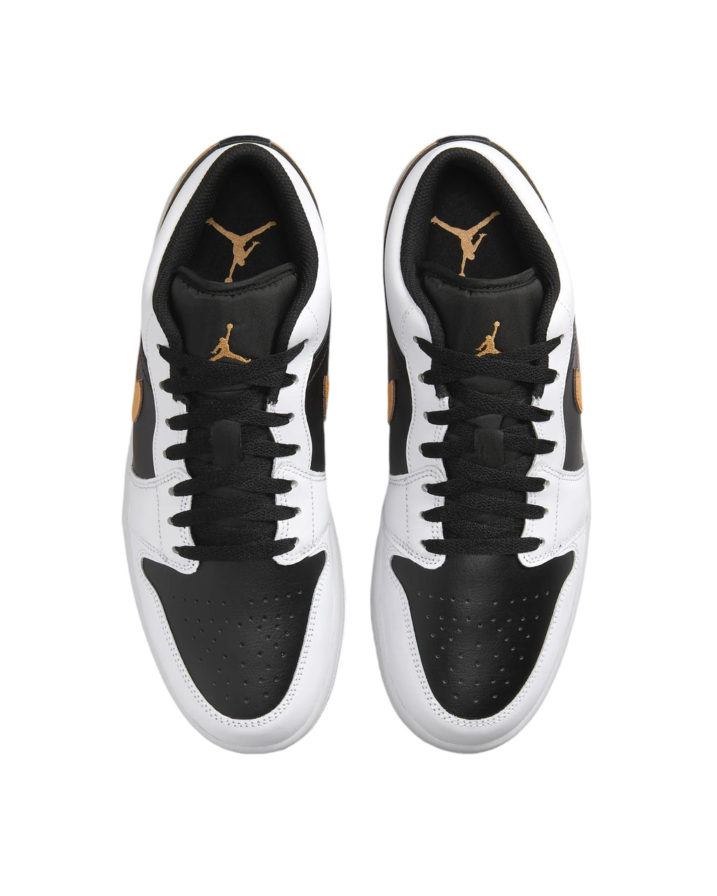 Jordan 1 Low White Black gold