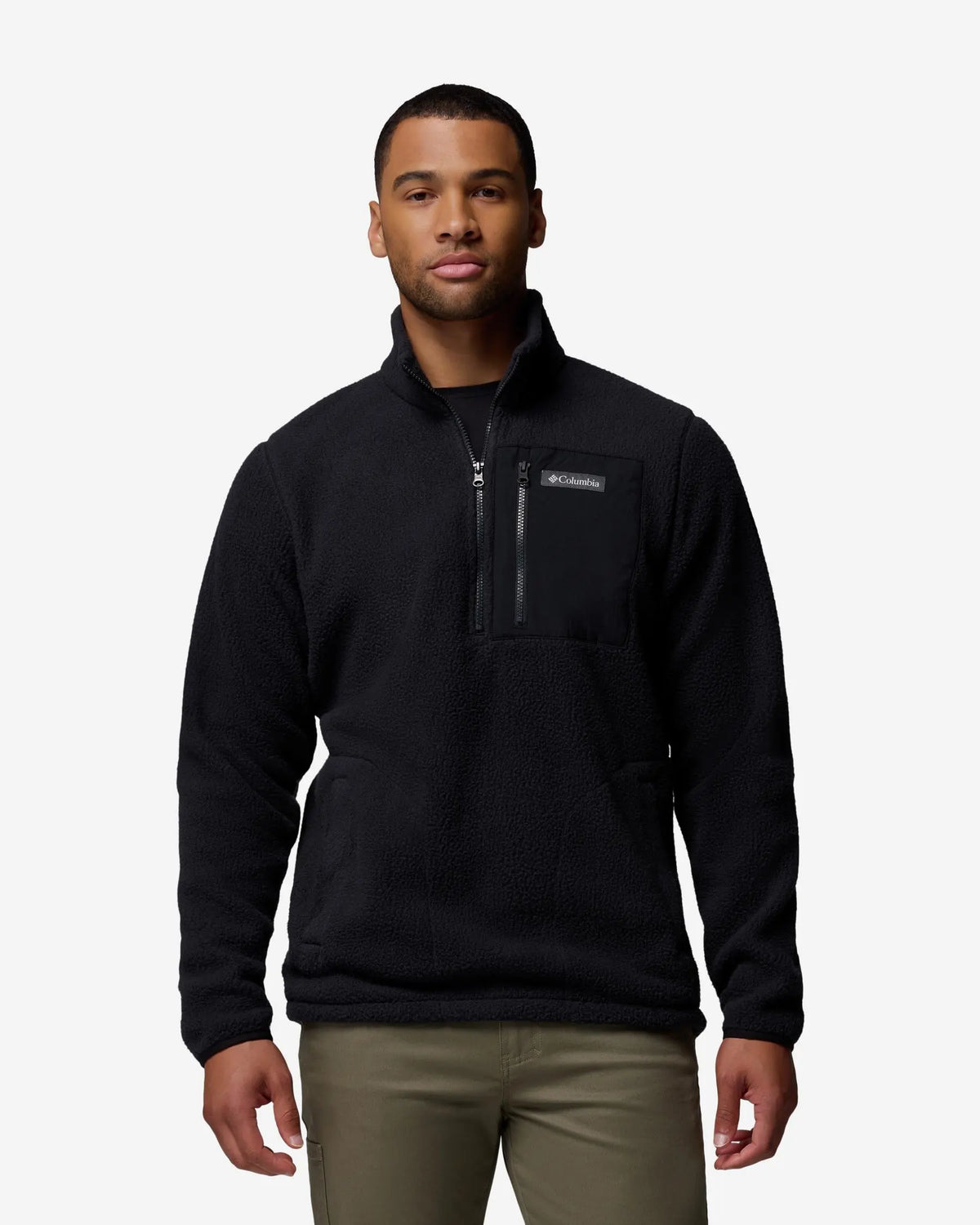 Columbia Polar Mid Zip Jacket | Black