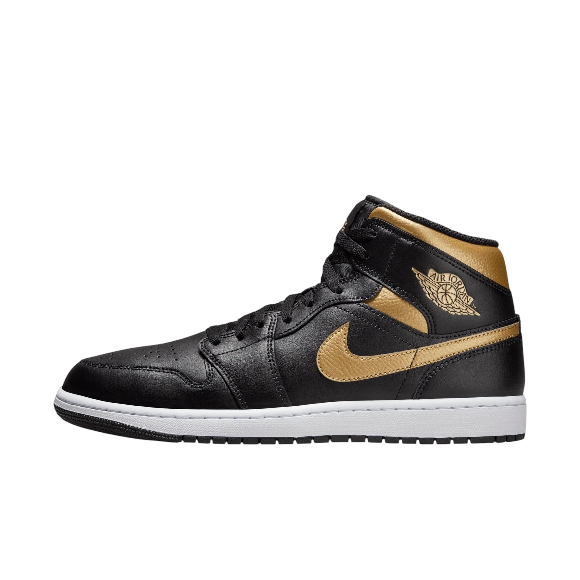 Jordan 1 Mid | Black Gold