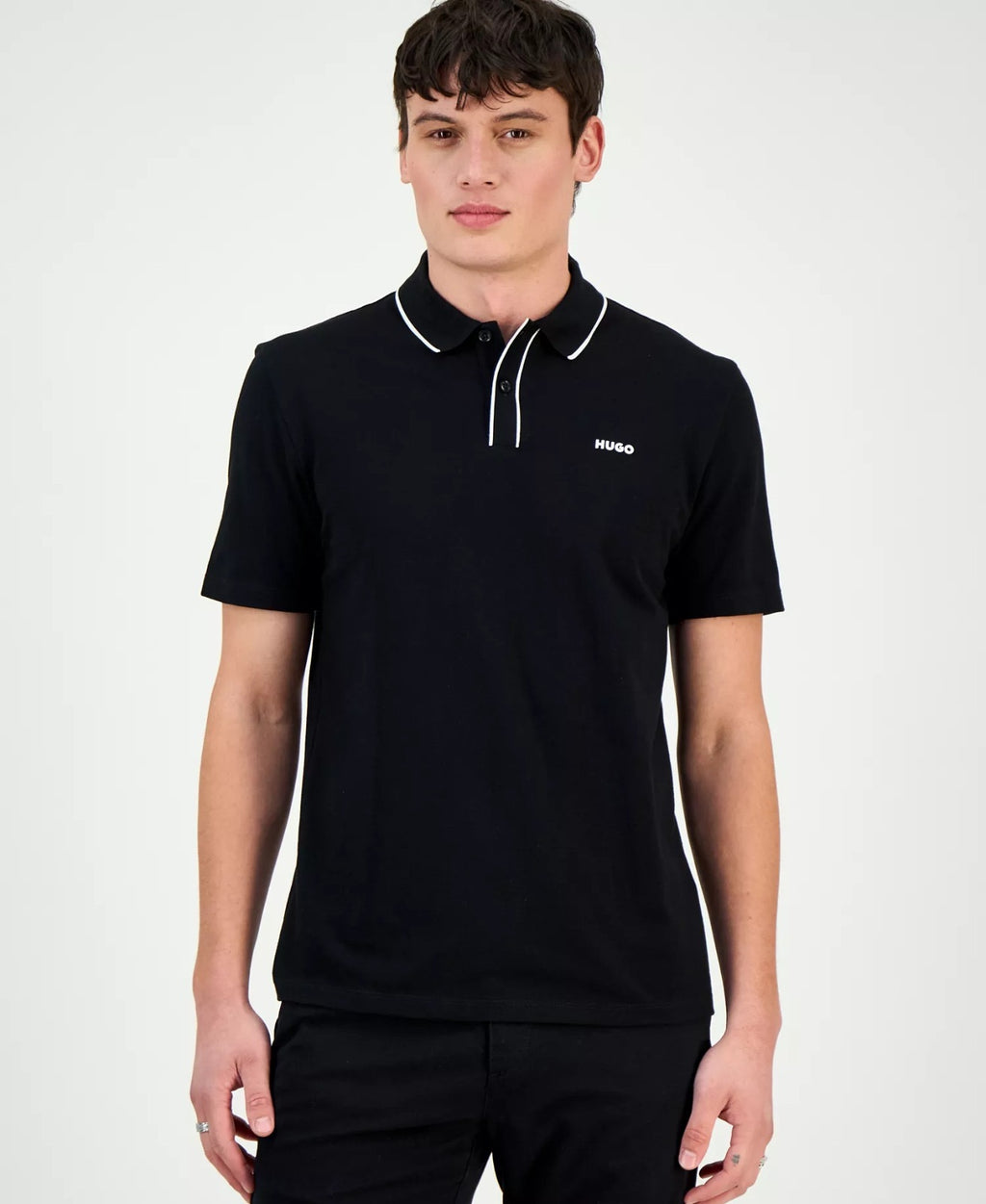 Hugo Polo T-Shirt | Black