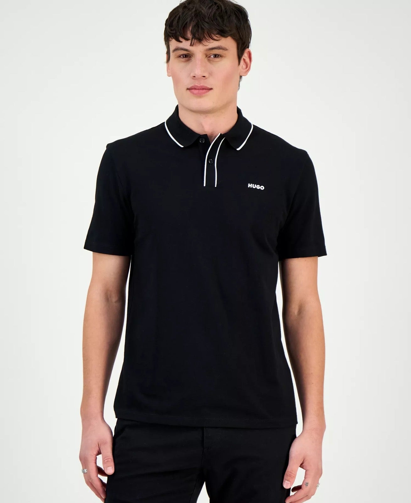 Hugo Polo T-Shirt | Black
