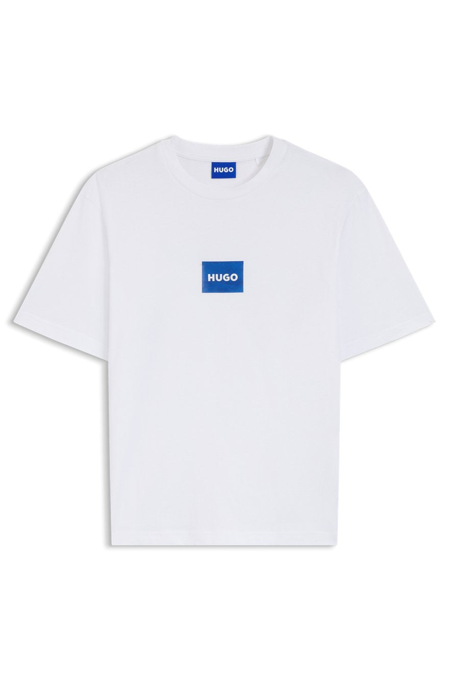 Hugo Cotton Knit T-Shirt | White