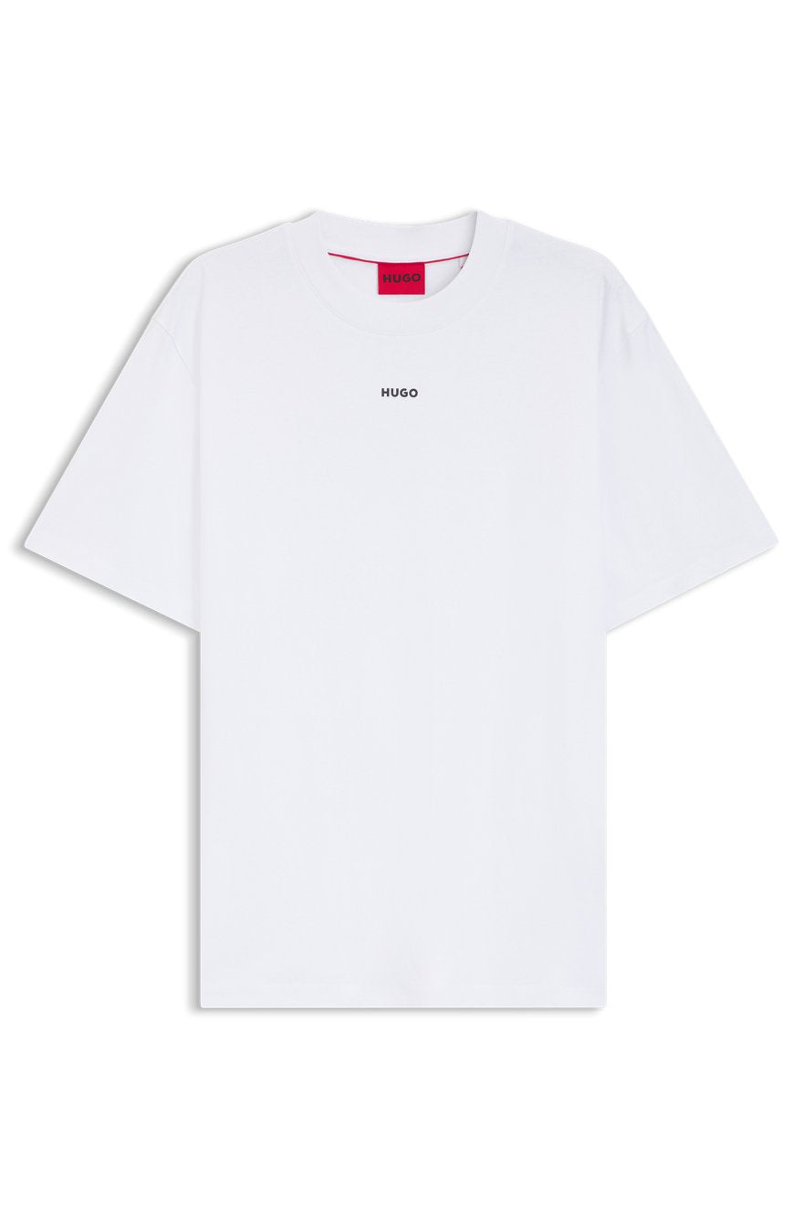 Hugo Cotton Knit T-Shirt | White